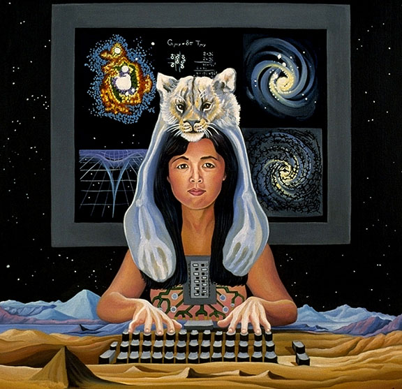 Cyborg Manifesto, art by Lynn Randolph, 1989